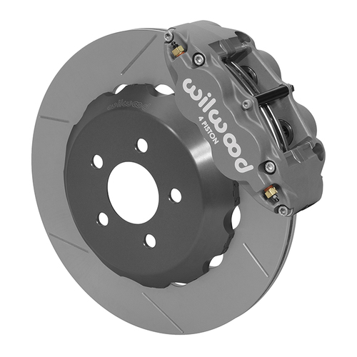 Wilwood Brake Kit, Rear, FSL4R Big Brake (Race), Radial, 14.00 Rotor, Plain Face, Ano, OEM, Kit