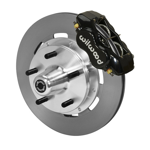 Wilwood Brake Kit, Front, FDLI Big Brake (5x5 Hub), Lug, 12.19 Rotor, Plain Face, Black, For Ford, Heidts, Magnum, For Mercury, Kit