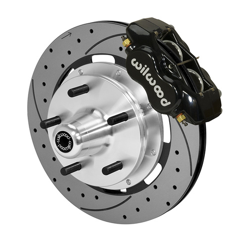 Wilwood Brake Kit, Front, FDLI Big Brake (5x5 Hub), Lug, 12.19 Rotor, SRP, Black, For Ford, Heidts, Magnum, For Mercury, Kit