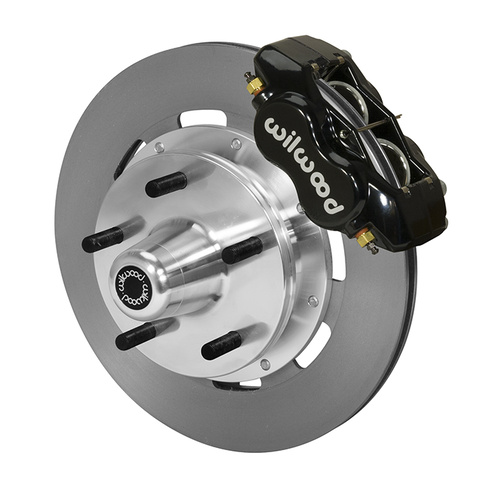 Wilwood Brake Kit, Front, FDLI Big Brake (5x5 Hub), Lug, 12.19 Rotor, Plain Face, Black, Art Morrison, Roadster, Kit