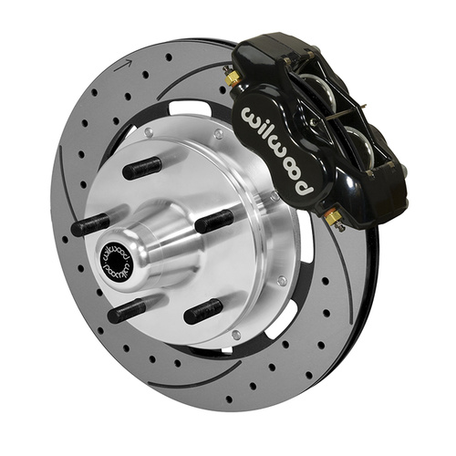 Wilwood Brake Kit, Front, FDLI Big Brake (5x5 Hub), Lug, 12.19 Rotor, SRP, Black, Art Morrison, Roadster, Kit