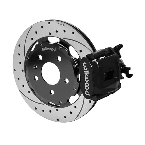 Wilwood Brake Kit, Rear, CPB Caliper, Radial, 12.19 Rotor, SRP, Black, OEM, w/Lines, Kit