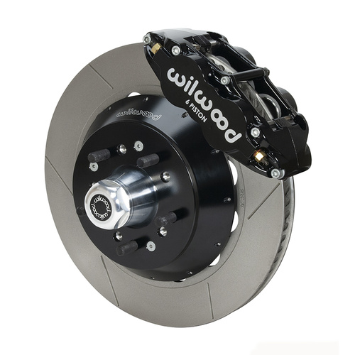 Wilwood Brake Kit, Front, FNSL6R Big Brake (Hub), Radial, 14.00 Rotor, Plain Face, Black, For Ford, Kit