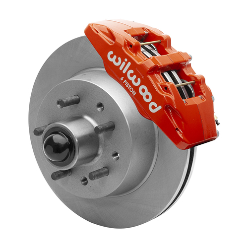 Wilwood KIT,FRONT,CHEVY 51-59,1/2 TON,DP6,11.86 ROTOR,RED,W/LINES