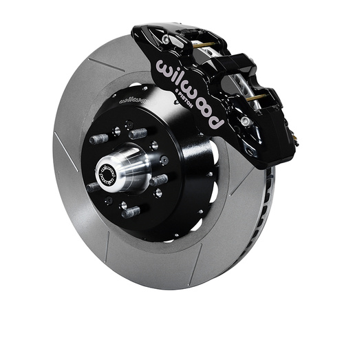 Wilwood Brake Kit, Front, AERO6 Big Brake, Radial, 15.00 Rotor, Plain Face, Black, Art Morrison, Roadster, Kit