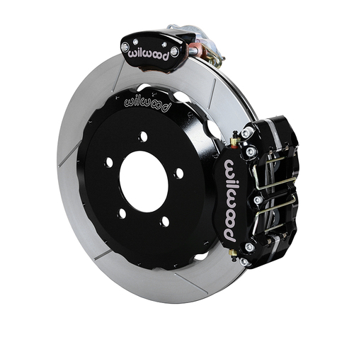 Wilwood Brake Kit, Rear, NDPR-MC4 Parking, Radial, 12.88 Rotor, Plain Face, Black, OEM, w/Lines, Kit