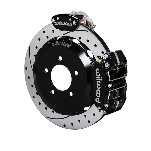 Wilwood Brake Kit, Rear, NDPR-MC4 Parking, Radial, 12.88 Rotor, SRP, Black, OEM, w/Lines, Kit