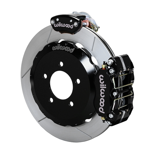 Wilwood Brake Kit, Rear, NDPR-MC4 Parking, Radial, 12.88 Rotor, Plain Face, Black, OEM, w/Lines, Kit