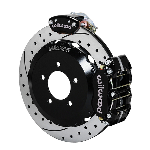 Wilwood Brake Kit, Rear, NDPR-MC4 Parking, Radial, 12.88 Rotor, SRP, Black, OEM, w/Lines, Kit