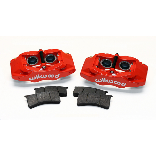 Wilwood Brake Kit, Caliper, SLC5/6, Front, VETTE, 97-13 ALLC5 Base C6, w/Pads, Red, Kit