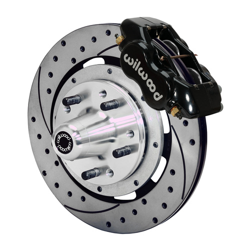 Wilwood Brake Kit, Front, FDLI Big Brake (Hub), Lug, 12.19 Rotor, SRP, Black, For Chrysler, For Dodge, For Plymouth, Kit