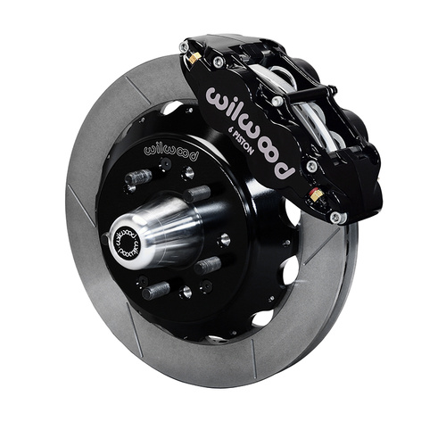 Wilwood Brake Kit, Front, FNSL6R Big Brake (Hub), Radial, 12.88 Rotor, Plain Face, Black, For Chrysler, For Dodge, For Plymouth, Kit