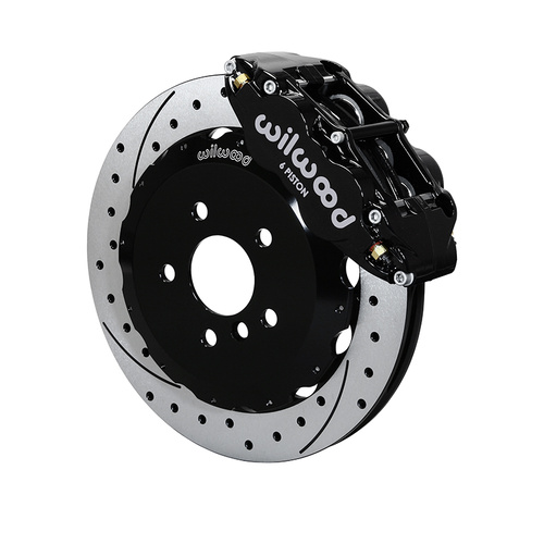 Wilwood Brake Kit, Front, FNSL6R Big Brake (Hat), Radial, 12.88 Rotor, SRP, Black, Mini Cooper, w/Lines, Kit