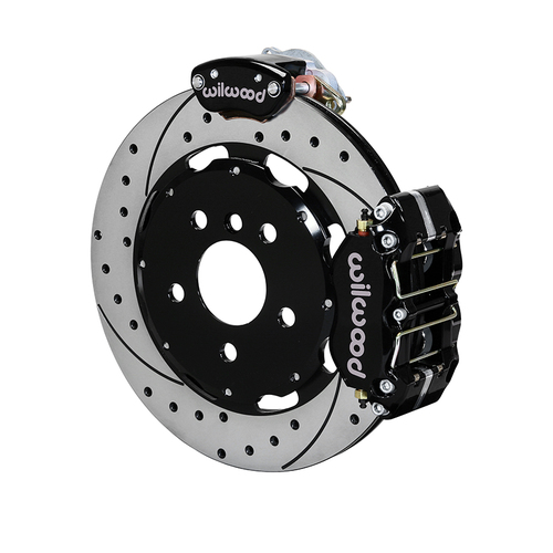 Wilwood Brake Kit, Rear, NDPR-MC4 Parking, Radial, 12.19 Rotor, SRP, Black, OEM, w/Lines, Kit