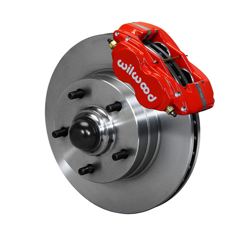 Wilwood Brake Kit, Front, Classic Series Dynalite, Lug, 11.00 Rotor, Plain Face, Ano, For Buick, For Chevrolet, For GMC, Heidts, Olds, For Pontiac, w