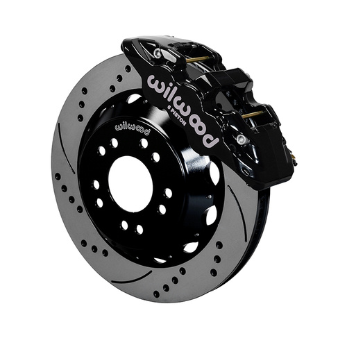 Wilwood Brake Kit, Front, AERO6 Big Brake, Radial, 14.00 Rotor, SRP, Black, For Chevrolet, For GMC, Kit