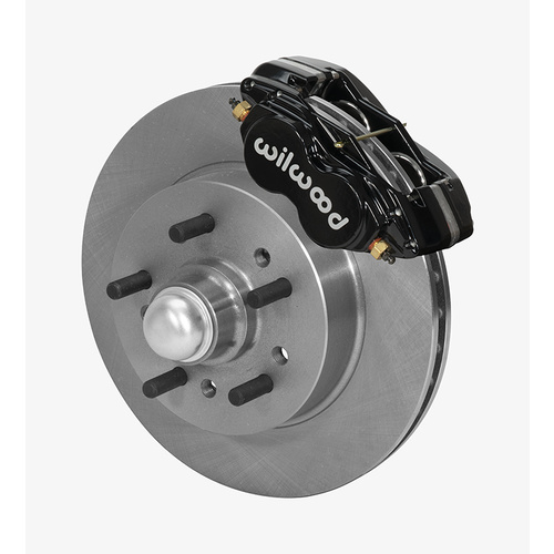 Wilwood Brake Kit, Front, Classic Series Dynalite, Lug, 11.50 Rotor, Plain Face, Black, For Chevrolet, CPP, Kit