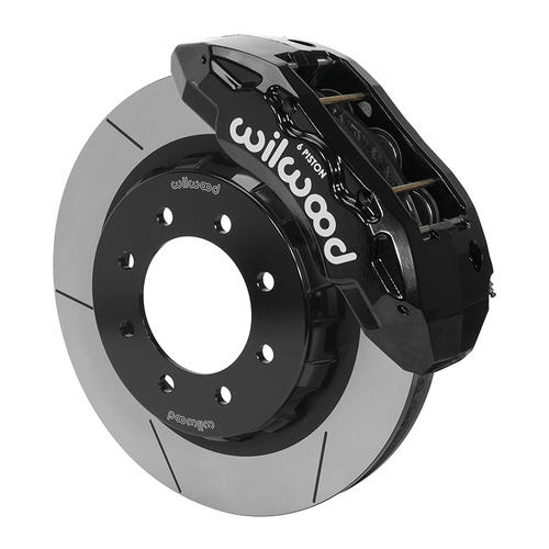 Wilwood Brake Kit, Front, Tx6R Big Brake Truck, Radial, 16.00 Rotor, Plain Face, Black, Ram, w/Lines, Kit