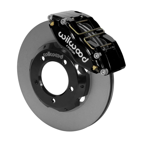 Wilwood Brake Kit, Front, NDPR-DS Big Brake (Hat), Radial, 11.00 Rotor, Plain Face, Black, For Jaguar, w/Lines, Kit