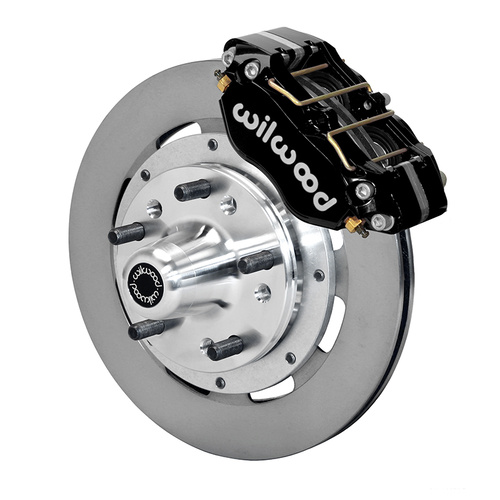 Wilwood Brake Kit, Front, DP-DB Big Brake (Hub), Lug, 12.19 Rotor, Plain Face, Black, For Ford, For Mercury, Kit