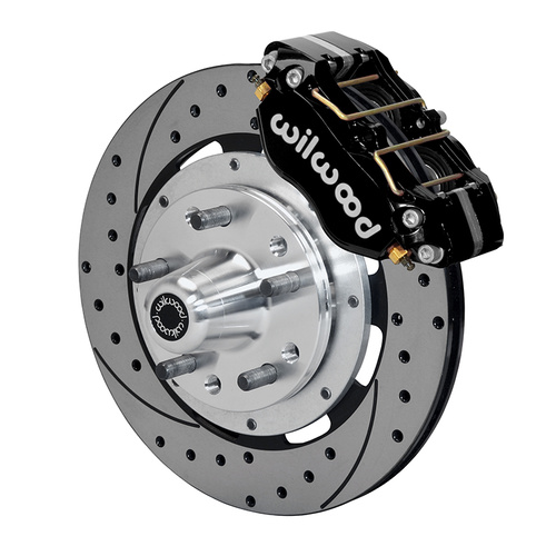 Wilwood Brake Kit, Front, DP-DB Big Brake (Hub), Lug, 12.19 Rotor, SRP, Black, For Ford, For Mercury, Kit