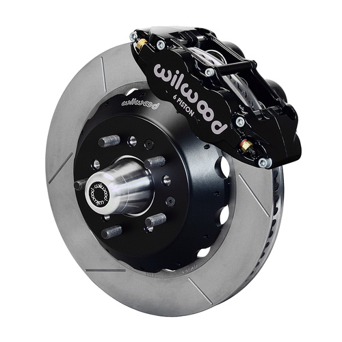 Wilwood Brake Kit, Front, FNSL6R-DS Big Brake (Hub), Radial, 14.00 Rotor, Plain Face, Black, For Ford, For Mercury, Kit