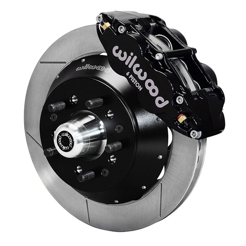 Wilwood Brake Kit, Front, FNSL6R-DS Big Brake (Hub), Radial, 14.00 Rotor, Plain Face, Black, Art Morrison, Roadster, Kit
