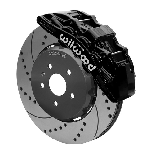 Wilwood Brake Kit, Front, Sx6R Big Brake Dynamic, Radial, 15.00 Rotor, SRP, Black, For Chevrolet, w/Lines, Kit