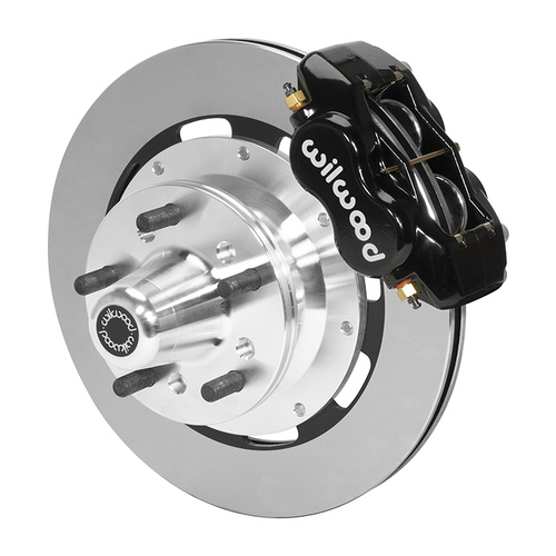 Wilwood Brake Kit, Front, FDLI Big Brake (Hub), Lug, 12.19 Rotor, Plain Face, Black, For Dodge, For Plymouth, Kit