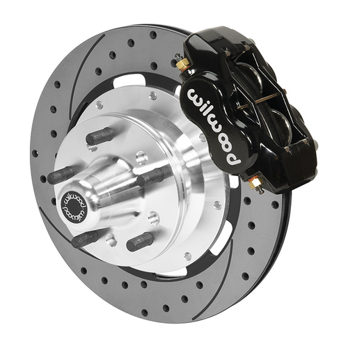 Wilwood Brake Kit, Front, FDLI Big Brake (Hub), Lug, 12.19 Rotor, SRP, Black, For Dodge, For Plymouth, Kit