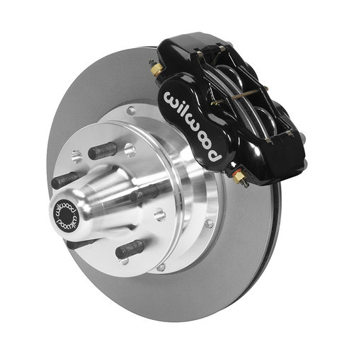 Wilwood Brake Kit, Front, FDLI Pro Series, Lug, 11.00 Rotor, Plain Face, Black, For Chrysler, For Dodge, For Plymouth, Kit