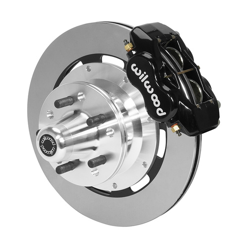 Wilwood Brake Kit, Front, FDLI Big Brake (Hub), Lug, 12.19 Rotor, Plain Face, Black, For Chrysler, For Dodge, For Plymouth, Kit