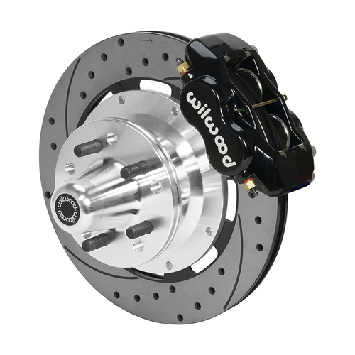 Wilwood Brake Kit, Front, FDLI Big Brake (Hub), Lug, 12.19 Rotor, SRP, Black, For Chrysler, For Dodge, For Plymouth, Kit