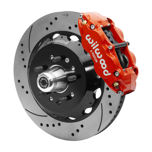 Wilwood Brake Kit, Front, FNSL6R Big Brake (Hub), Radial, 14.00 Rotor, SRP, Red, For Chevrolet, CPP, Kit