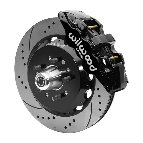 Wilwood Brake Kit, Front, AERO6 Big Brake, Radial, 14.00 Rotor, SRP, Black, For Chevrolet, CPP, Kit