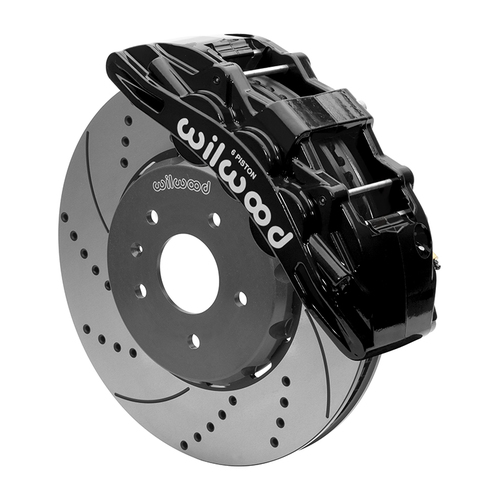Wilwood KIT,FRONT,C7 CORVETTE,2014-UP,SX6R,LUG DRIVE,14.00 ROTOR,DRILLED,W/LINES