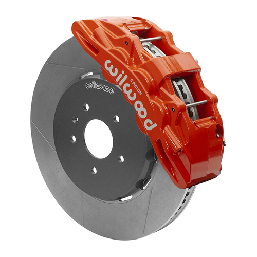 Wilwood KIT,FRONT,C7 CORVETTE,2014-UP,SX6R,LUG DRIVE,15.00 ROTOR,RED,W/LINES