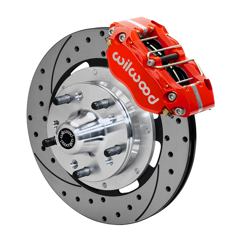 Wilwood KIT,FRONT,NDPR,AFX PRO SPINDLE,11.75 ROTOR,SRP,RED