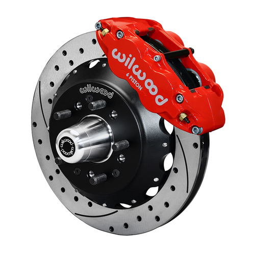 Wilwood KIT,FRONT,FNSL6R,AFX PRO SPINDLE,12.88 ROTOR,SRP,RED