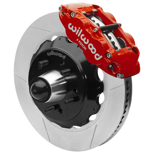 Wilwood KIT,FRONT,FNSL6R,WWE 63-87 C10 IRON PRO SPINDLE,14.00 ROTOR,5 LUG,RED