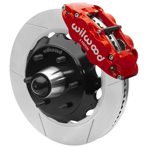 Wilwood KIT,FRONT,FNSL6R,WWE 63-87 C10 IRON PRO SPINDLE,14.00 ROTOR,6 LUG,RED