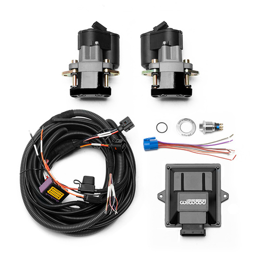Wilwood Brake Kit, Rear, EPB Retrofit, Lug, Rotor, Plain Face, Black, Kit
