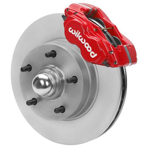 Wilwood KIT,FRONT,FDL-M,2ND GEN PRO SPINDLE,70- 81,F BOD,75-79 A&X BOD,11.00 HUB/RTR,RED