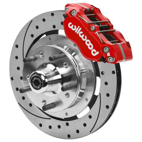 Wilwood KIT,FRONT,NDPR,2ND GEN PRO SPINDLE,70-81 F BODY,75-79 A&X BODY,11.75 RTR,SRP,RED
