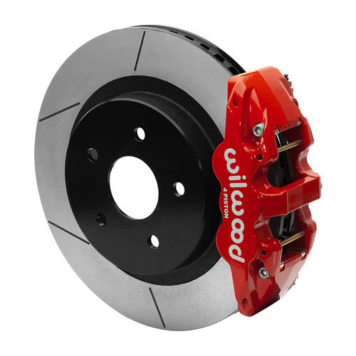 Wilwood KIT,REAR,AERO4,RAM TRUCK 1500 SERIES 2013-17,15.00 ROTOR,RED,W/LINES