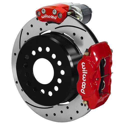 Wilwood KIT,REAR,EPB,FDLI,BIG FORD,NEW STYLE 2.36 OFFSET,1PC,12.19 ROTOR,SRP,RED