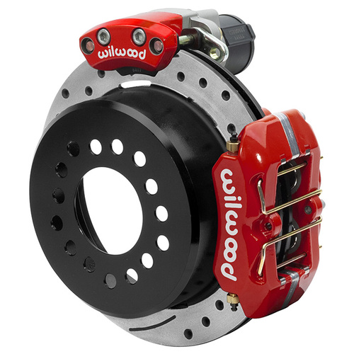 Wilwood KIT,REAR,EPB,FDP-LP,SMALL FORD,2.50 OFFSET,1PC,11.00 ROTOR,SRP,RED