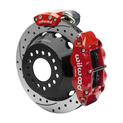 Wilwood KIT,REAR,EPB,FNSL,12 BOLT,2.75 OFFSET 12.88 ROTOR,SRP,RED