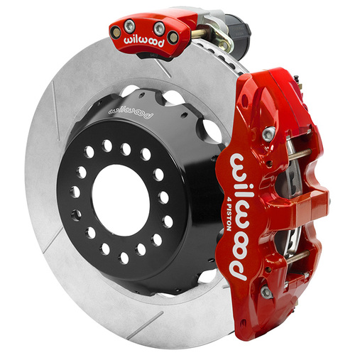 Wilwood KIT,REAR,EPB,AERO4,BIG FORD,2.36 OFFSET 14.00 ROTOR,RED