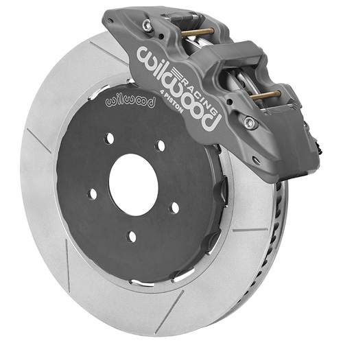 Wilwood KIT,FRONT,AERO4R,ST,97-13 C5/C6 VETTE 14.0 LUG DRIVE,ROAD RACE,.80 PAD,ANO